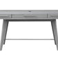 Rainier Stylish Desk with 3 Drawers in Grey & White