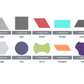 EchoDeco 90% Acoustic Wall Tile Parallelogram shapes 12" & 24"