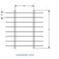 Echodeco 3/4" Acoustic Ceiling Baffles-Wave Design 48W-96"W