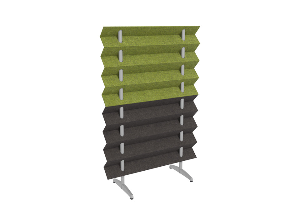 Zag Wall 85% Acoustic Panel Mobile Divider 36-60"W